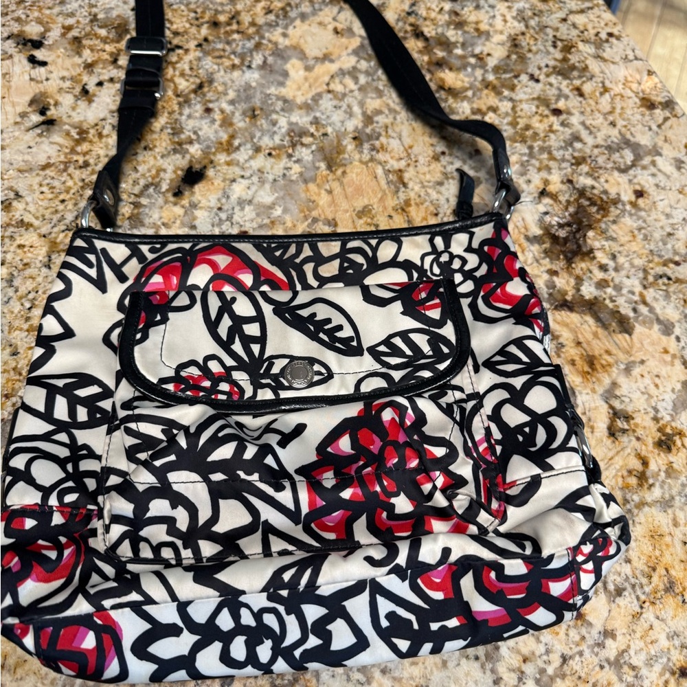 Coach Floral Patterned Shoulder Bag